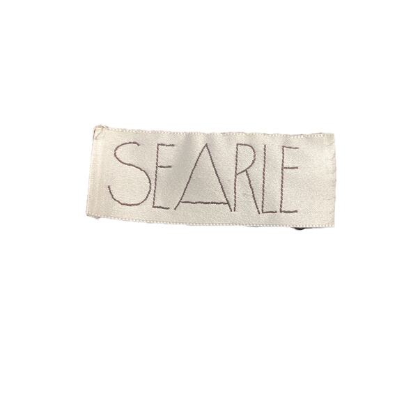 Searle Women’s Blazer Size M Wool Pinstripe Buttons Shoulder PadsBlackAnd White - Picture 4 of 4